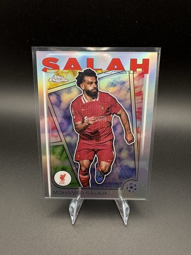 2024-25 Topps Chrome UEFA Mohamed Salah Hero Variations SSP