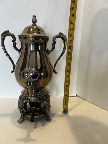 REED & BARTON Silber Teller Getränkespender Samowar Kaffee Tee Urne ausgefallen - Bild 15 von 17