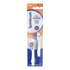 Arm & Hammer Spinbrush Pro Clean Medium Bristles 2 Replacement Brush Heads