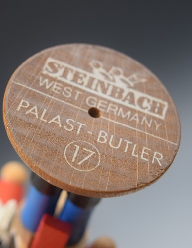 STEINBACH W GERMANY PALACE BUTLER SOLDIER  WOODEN MINI NUTCRACKER 5.5" VINTAGE - Picture 6 of 8