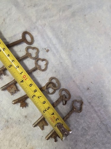 Konvolut 6 Skelettschlüssel. Größe und Zustand siehe Bilder - Bild 3 von 5