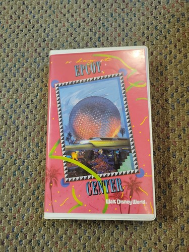 Epcot Center Walt Disney World 1991 VHS Clamshell case 30 minutes. Pre-Owned