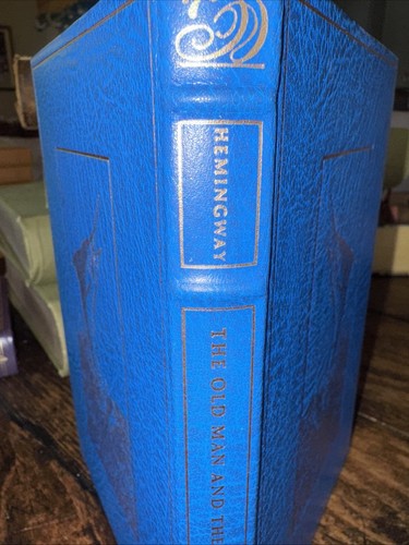 Vintage 1975 The Franklin Library - The Old Man And The Sea By Ernest Hemingway - Picture 2 of 19