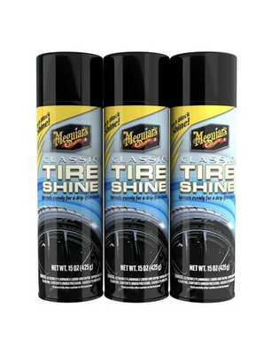 #ad NEW Meguiar#x27;s Classic Tire Shine 15 Ounce Pack of 3 $22.88