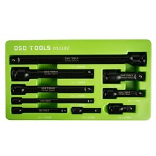 Tool Kingdom 9pc Impact Extension Bar Set 1/4″ 3/8″ 1/2″ Drive DS1182