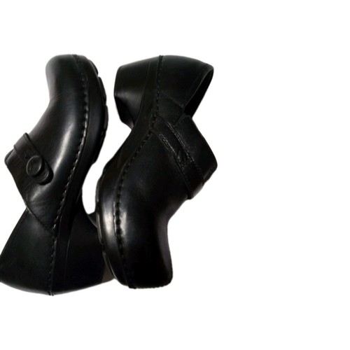Dansko Black Professional Work Clogs Button Comfort Womens Size 37 - Picture 9 of 14