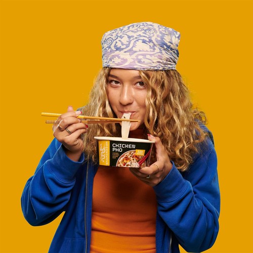Snapdragon Chicken Pho Instant Noodle Bowl Six Pack, Rich Flavored... - Picture 3 of 8