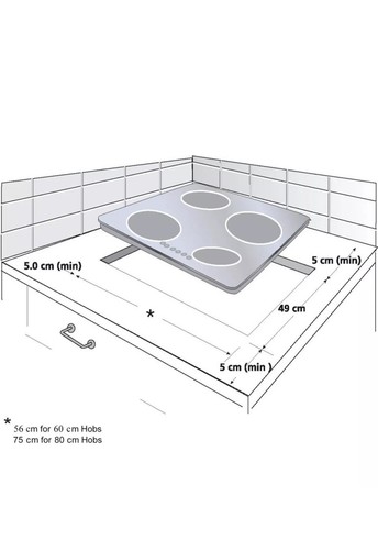 Beko HIC64402T 58cm 4 Burners Ceramic Hob Touch Control Black - Picture 3 of 4