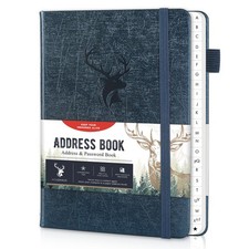 Address Book with Alphabetical Tabs, Hardcover Large Print Telephone and Addr...