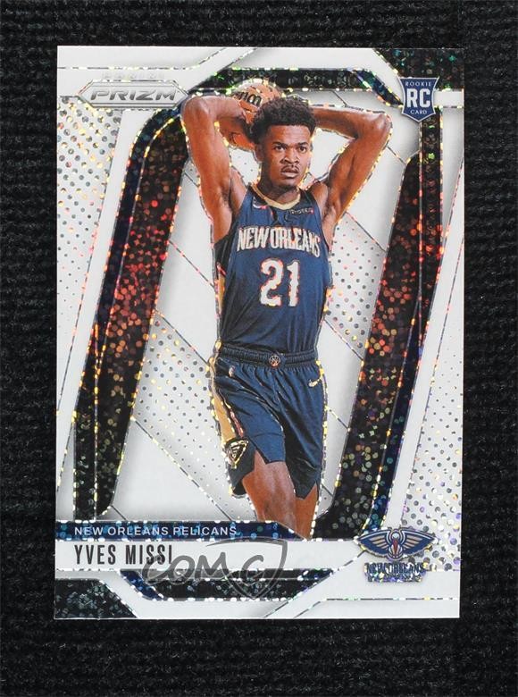 2024-25 Panini Prizm White Sparkle Prizm Yves Missi #233 Rookie RC