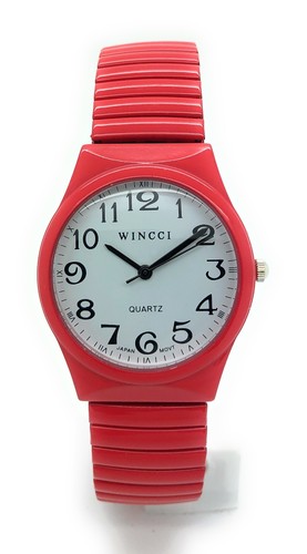 Wincci Damas 30mm Novedad Fácil Leer Números Banda Elástica Elástica Reloj de Moda - Imagen 11 de 21
