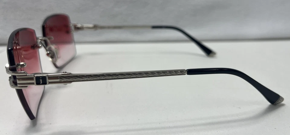 Gafas de sol James Oro Collection Grail XL sin montura lentes rojas 59 19 139 Foto 4 de 4