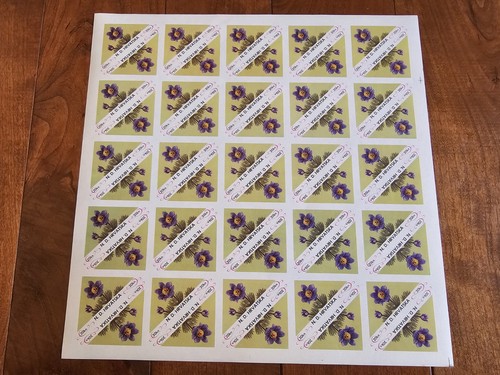 Kroatien Hrvatska - Unissued Sheets OF 100 - Flowers - Ultra RARE - MNH - IMPERF  - Bild 13 von 21