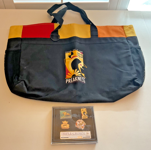 LE 800/1000 Triple Crown Pferderennen 2008 Pin Set mit Bonus 2008 Preakness Bag - Bild 2 von 23