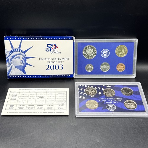2001-2008 United States Mint Proof Set With OGP & COA, Free Shipping - Picture 7 of 16