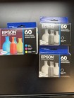 Epson Ink Cartridges - Brand New - 2 separate Black and 1 of each color