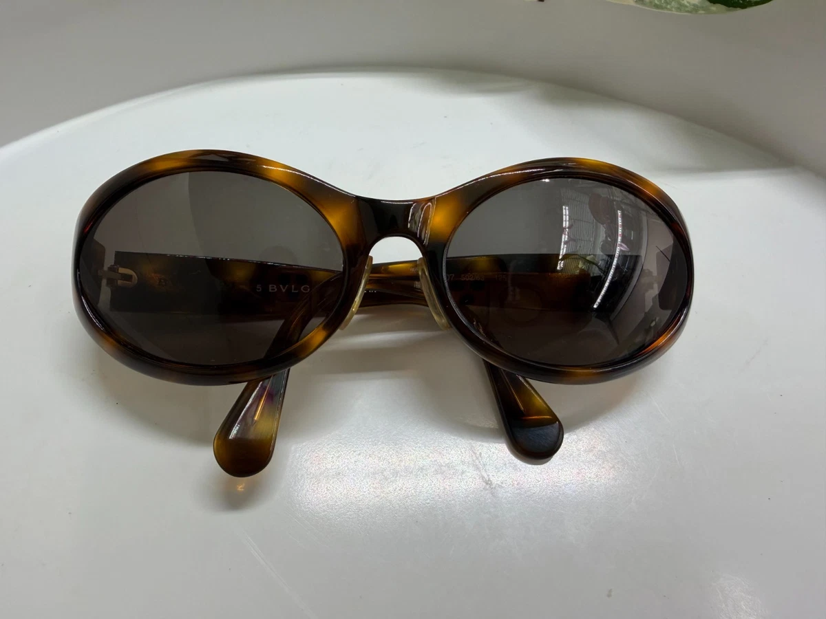 BVLGARI Vintage Tortoise Round Sunglasses 807 502/63 Made in Italy Authentic 125 Vintage Bvlgari Sunglasses Brown Gold Tortoise 862 502/73 | eBay main image 4