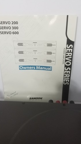 Samson Servo 200 Two Channel Stereo Amplifier Bridging - Picture 4 of 7