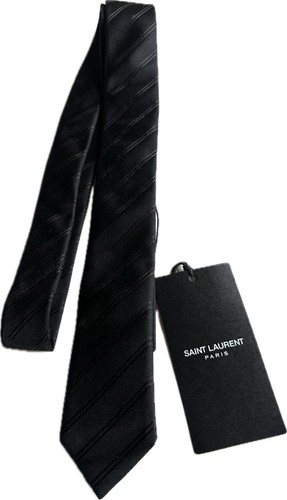 Saint Laurent Striped Tie NIB - Picture 2 of 6
