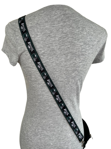 Philadelphia Eagles Purse Strap 1”x46” Grad Alum Gift 4 Her Mom Nana Football - Picture 3 of 5