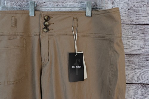 Flamingo 2XL Tan Khaki Wide Leg 3 Button Fly Pants - Bild 4 von 5