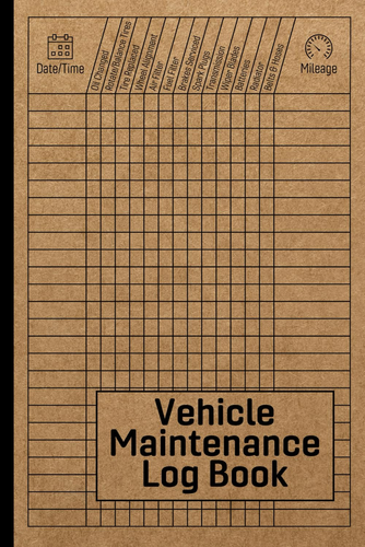 Vehicle Maintenance Log Book: Automotive Repair Service Record Book - Imagen 4 de 12