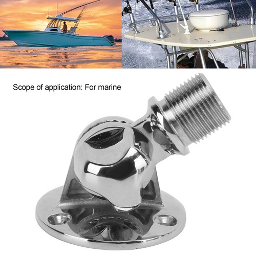 ˇMarine Antenna Mount 25mm/1.0in Threaded Stainless Steel Polishing Processing - Zdjęcie 9 z 24