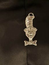 DR SEUSS CAT IN THE HAT SILVER PLATED ORNAMENT OFFICIAL MOVIE MERCHANDISE