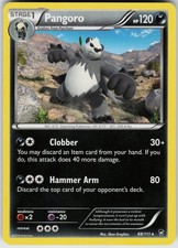 Pokemon Pangoro 68/111 XY - Furious Fists Rare card
