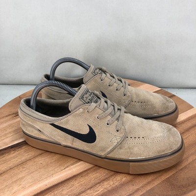 Nike SB Zoom Stefan Janoski Khaki Gum Light Brown Skate Shoes 333824-212 Mens 8