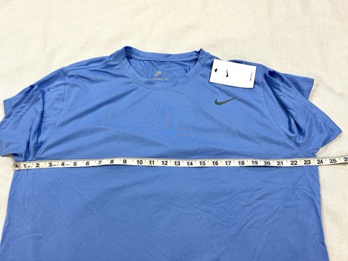 Nike Legend Tee Short Sleeve T Shirt Valor Blue 727982-448 Fitness Gym Mens XL - Picture 9 of 10