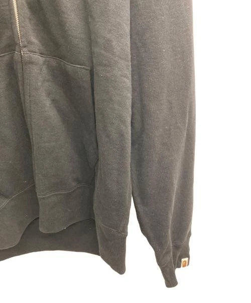 A BATHING APE (BAPE) Felpa con cappuccio e zip Ape Over Print unisex casual full zip