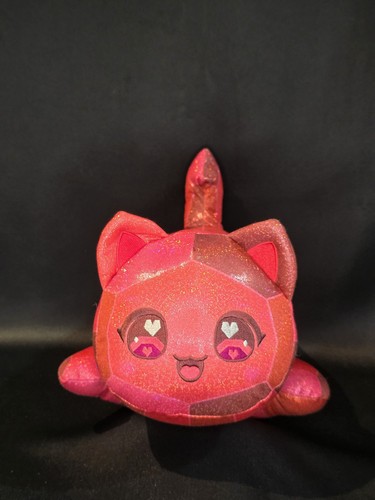 Aphmau MeeMeows Rubin Katze 11 Zoll Plüsch – Celestial Serie rot/pink