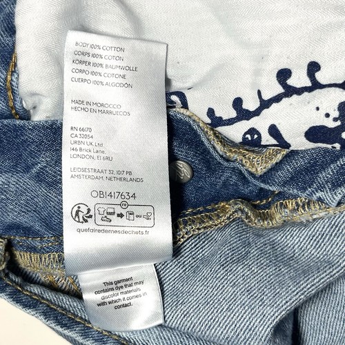 We The Free Ziggy Shortalls Denim Size L Medium Wash Free People - Picture 9 of 14