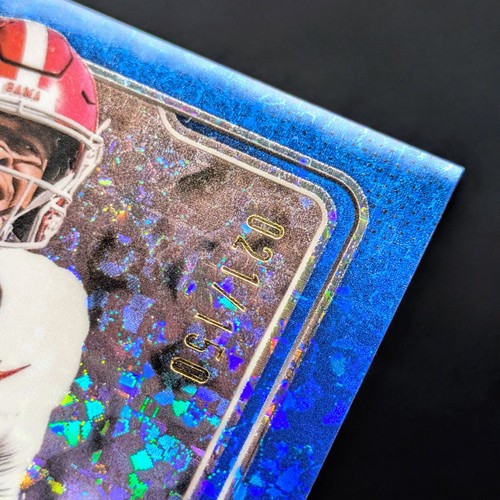 Bowman 2025 cromo U Germie Bernard/150 azul mini diamante automático BCA-GB Bama casi nuevo - Imagen 4 de 4