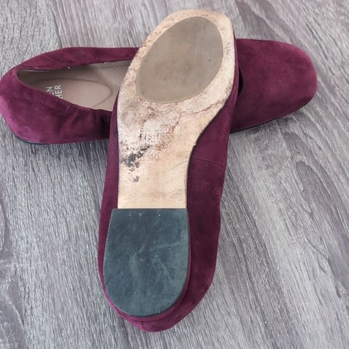 Eileen Fisher Selle Wildleder Ballerinas burgunderrot Größe 10 - Bild 5 von 6