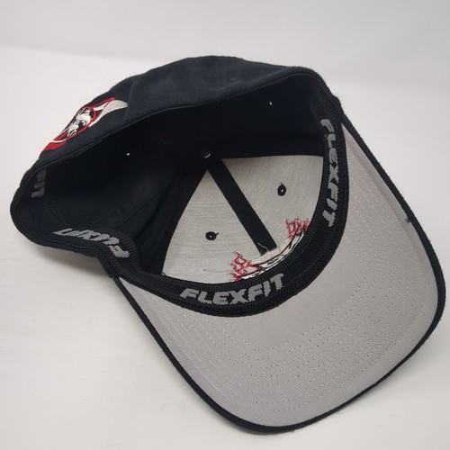 Vintage Sobe No Fear Super Energy Supplement Flexfit Hat Black Size L/XL Flames - Picture 7 of 9