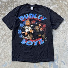 WWF DUDLEY BOYZ DEATH DROP T-SHIRT SIZE LARGE VINTAGE 2000 ECW WWE