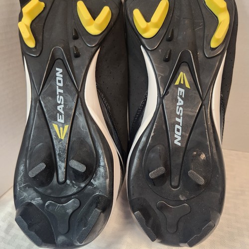 Easton Elite Mid Top Baseball Cleats Black Lace Up Athletic Sneakers Shoes Sz 13 - Picture 8 of 9