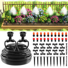 50 FT Drip Irrigation Kit for Garden, Lawn & Greenhouse with Quick Connectors