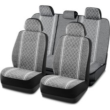 Comforts Baja Blanket Seat Covers Gray Diamond Bucket Covers Low Back Full Set