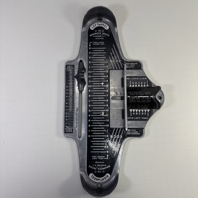 Brannock Device Shoe Sizing Junior Infant Child Metal Width length good cond
