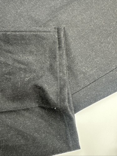 Brooks Brothers Dress Pants Mens 36 100% Wool Black Made in USA - Picture 2 of 5