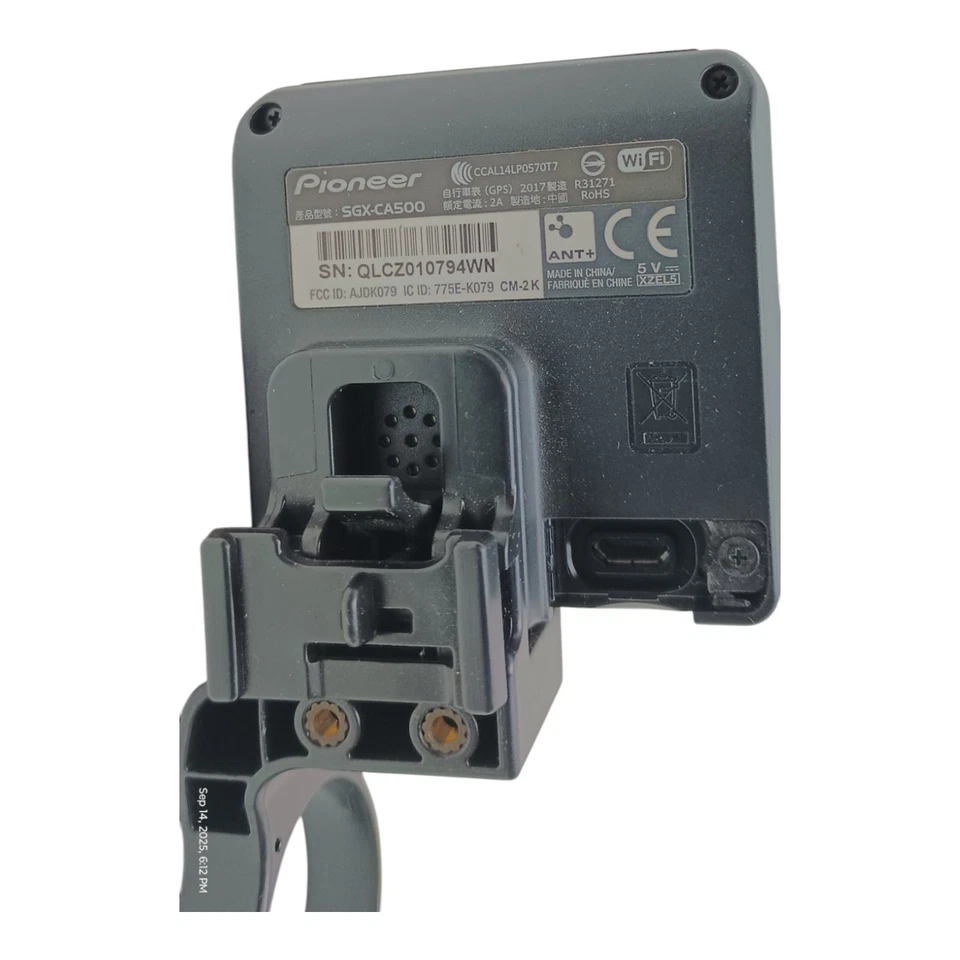 Pioneer SGX-CA500 Display & mount Power Meter NOS Not tested - Image 3 of 4