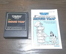 Mouse Trap With Manual  Colecovision Game TESTED WORKS