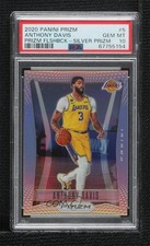 2020-21 Panini Prizm Flashback Silver Anthony Davis #5 PSA 10 GEM MT r7d