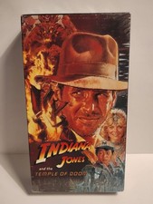 Indiana Jones and the Temple of Doom (VHS, Sealed) – Spielberg Adventure Classic