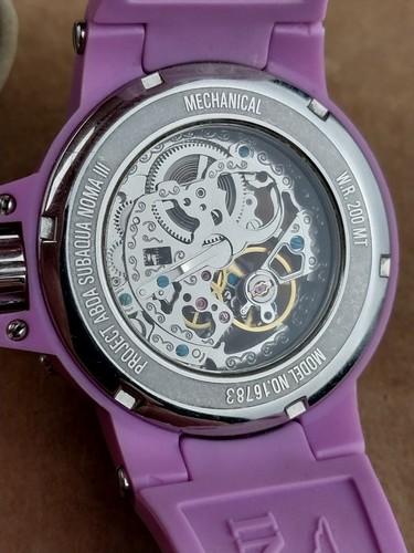 Invicta Subaqua Noma III 16783 Skeleton Dial Mechanical Purple  - Picture 7 of 11