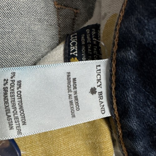 Jeans donna Lucky Brand zenzero skinny blu tasche taglia 18W - Foto 10 di 12