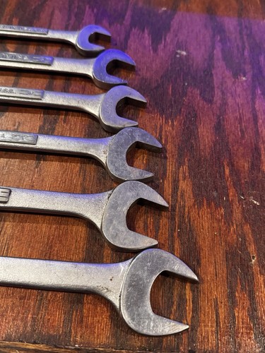 CRAFTSMAN =V= Forged USA 1”, 15/16 7/8 13/16 3/4 5/8 Combo Wrench 12 Point Tools - Foto 6 di 6